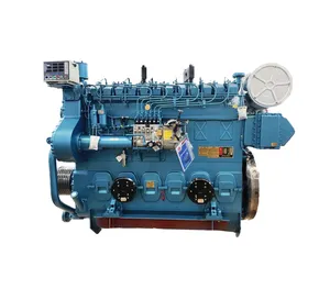 Cheap Price Turbocharged 949hp 1000rpm Weichai Marine Diesel Engine With Gearbox XCW6200ZC boat motor