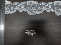 Dentelle blanche brodée motif pivoine en spirale pour la décoration de robes, accessoires de couture, vente en gros pour garçons