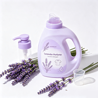 Détergent à lessive au parfum naturel de lavande, parfum longue durée, élimination des taches tenaces, liquide de nettoyage des vêtements