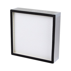 Filtre HEPA H13 séparateur, filtre à air partitionné, cadre en plastique, maille filtrante de type W, résistante aux hautes températures et de qualité alimentaire - Product Image 1