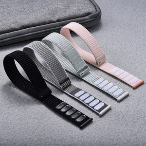 Juelong 20mm 22mm Nylon móc và vòng lặp Một Mảnh Dây đeo đồng hồ phát hành nhanh chóng nylon đàn hồi vải dính dệt vòng dây đeo đồng hồ - Product Image 1