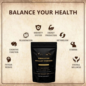 אבקת שילאג'יט 100% זהב טהור, 85+ חומצה פולבית, 100 גרם, תמיכה מורכבת באנרגיה ומערכת החיסון, מינרלים קורט, ויטמינים, מתאים לגברים ונשים - Product Image 5