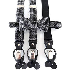 <span class=keywords><strong>Tirantes</strong></span> para Pantalones de <span class=keywords><strong>Traje</strong></span> para <span class=keywords><strong>Hombre</strong></span>, Color Negro Sólido, 6 Clips, 3.0 cm, Listos para Enviar, <span class=keywords><strong>Tirantes</strong></span> de <span class=keywords><strong>Boda</strong></span> con Hebilla de Clip de Goma - Product Image 6