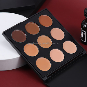 Corrector Mineral en Crema de Larga Duración de 9 Colores de Alta Calidad al por Mayor, Paleta de Corrector Vegano a Prueba de Agua con Cobertura Total Personalizada - Product Image 1