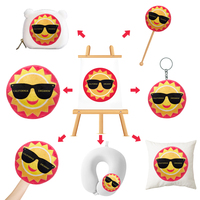 Jouets de peluche de sirène unisexe personnalisés un PC tissu en peluche doux PP coton remplissage style mignon fonction amusante cadeaux de bébé
