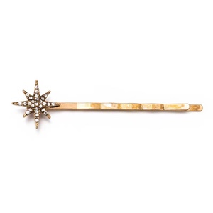 Q & Y 3/ensembles de pinces à <span class=keywords><strong>cheveux</strong></span> en métal doré de qualité supérieure, bijoux en strass, lune, flocon de <span class=keywords><strong>neige</strong></span>, étoiles, ensemble de pinces à <span class=keywords><strong>cheveux</strong></span> en flocon de <span class=keywords><strong>neige</strong></span> - Product Image 4