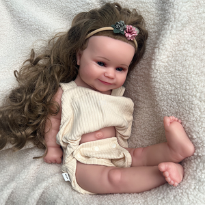 ตุ๊กตา Reborn ขนาด 50 ซม./20 นิ้ว แบบ Hand-Rooted รุ่น Innocent Express Girl ตุ๊กตาแฟชั่น ของขวัญสำหรับนักสะสม ของขวัญวันเกิด - Product Image 2