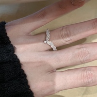 Bague Alien en or blanc 18 carats, sertie d'un diamant Alien cultivé en laboratoire, clarté D VVS, bicolore, sur une montagne
