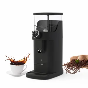 Commercial Professional Electric Espresso Grinder Big Flat Burr Coffee Grinder For Beans
