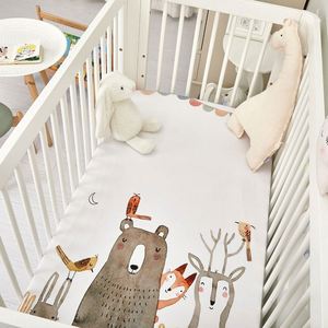Sábana de Bebé 100% Algodón Suave y Transpirable, Se Adapta a Colchones de Tamaño Estándar 28 Pulgadas X 52 Pulgadas - Product Image 5