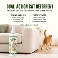 Spray Répulsif Anti-Rayures et Anti-Mastication pour Chats, Protection des Meubles, Anti-Marcage Urinaire, Marque de Marque Privée