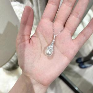 Collar de Plata de Ley S925 con Colgante de Corazón, Estilo Dulce y Animado, Cadena de Clavícula de Alta Gama, Estilo Hada, Lujo Ligero con Perlas de Vitalidad - Product Image 4