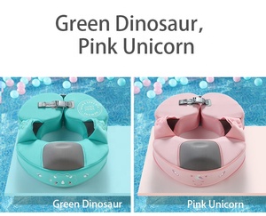 Mambobaby Unicorn/dinosaur Not Inflatable Baby Swim Ring Kids <strong>Infant</strong> Trainer Baby Solid Swimming Float Pool Flotador <strong>Floatie</strong> 1pc - Product Image 5