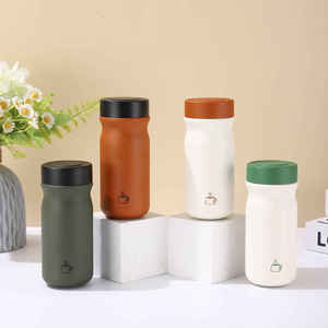 <b>Mini</b> Straight Cup Stainless Steel Portable Insulated Outdoor Tumbler with Leak-Proof Lid 6-12 Hours Thermal Insulation - Product Image 1