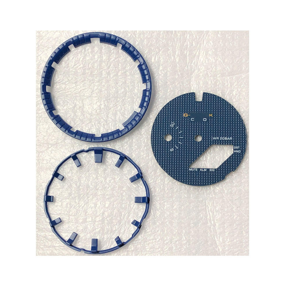 Blue dial ring and marks