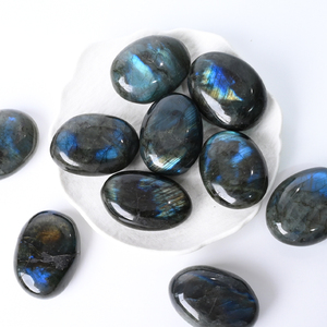 Piedra de Labradorita Azul Natural Pulida con Brillo, Piedra de Cristal para Regalos, Venta al Por Mayor - Product Image 2