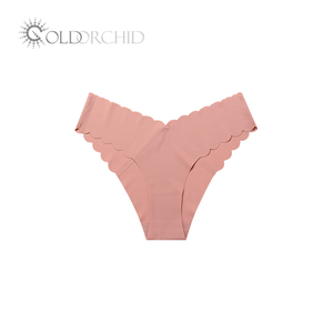 2025 nuevas bragas multicolores con cintura en <span class=keywords><strong>V</strong></span> para mujer, ropa interior Sexy de tiro bajo sin costuras para mujer, bragas de uso diario - Product Image 4