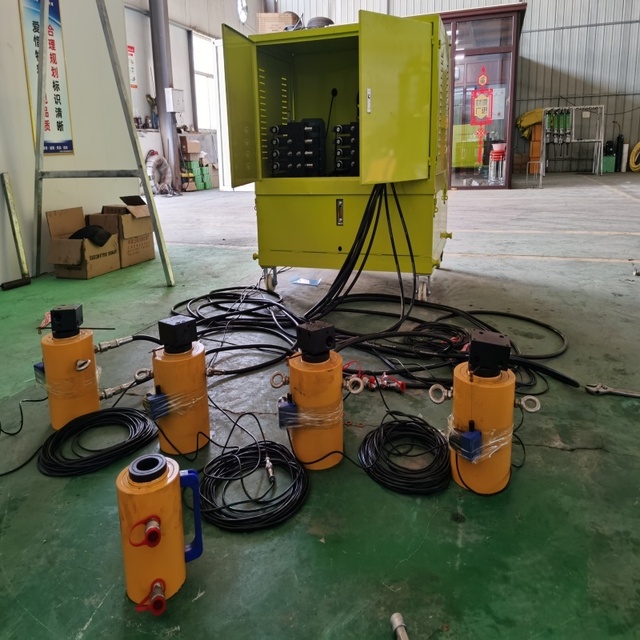 Synchronized Lift System Highway Bridge Synchronous Hydraulic Lifting Jack