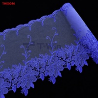 Bandes de guipure personnalisées en maille, accessoires vestimentaires, tulle polyester brodé, garniture de dentelle guipure 20 cm, bordure de dentelle Guatemala