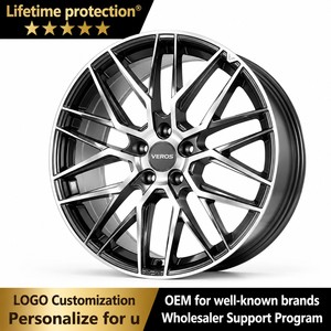Jantes en alliage légères VEROS City Driving 16-20 pouces 4x100 PCD noires pour Mini Cooper <span class=keywords><strong>Fiat</strong></span> <span class=keywords><strong>500</strong></span> - Product Image 1