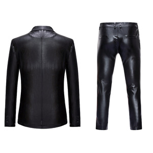 Abiti da uomo in <span class=keywords><strong>oro</strong></span> lucido 2 pezzi (Blazer + pantaloni) Terno Masculino Fashion Party DJ Club Dress Tuxedo Suit Men Stage Singer Clothes - Product Image 6