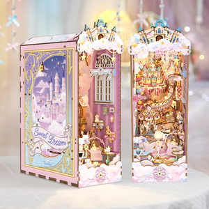 Kit de construction de château féérique LED Tonecheer Sweet Dream DIY pour fille, cadeau d'anniversaire, boutique de jouets - Product Image 1