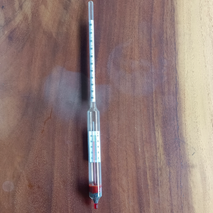 Densímetro de 0.7~0.8 con Escala Doble, Hidrómetro para Medir la Densidad del Agua, con Termómetro - Product Image 1