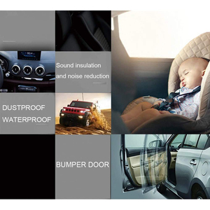 Para Tesla Model Y 3 Highland Door Seal Kit Tira de clima de goma insonorizada Sunroof Seal Wind Noise Reduction Kit 2017-2024 - Product Image 3