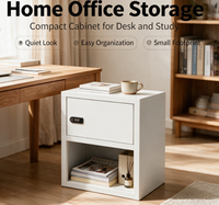 Armoire de classement métallique à serrure à combinaison, double verrouillage par mot de passe, tiroirs sous le bureau, armoire de rangement de documents en acier pour bureau