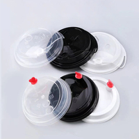 Couvercle de tasse à café à emporter jetable utiliser des tasses à café de boisson chaude/froide couvercle de couverture en plastique PP/PS pour tasse en plastique de papier