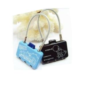 Candados de combinación digitales reiniciables promocionales con logotipo impreso Piezas y accesorios especiales para bolsas - Product Image 1