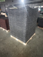 Tapis de sol de gymnastique en caoutchouc à emboîtement haute densité professionnel EPDM et SBR direct d'usine facile à installer absorbant les chocs pour le sport