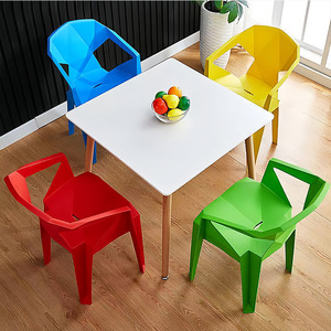 <span class=keywords><strong>Sillas</strong></span> <span class=keywords><strong>de</strong></span> Plástico para Exteriores al por Mayor con Respaldo Engrosado para Uso Doméstico, <span class=keywords><strong>Comedor</strong></span>, Parque, Puesto <span class=keywords><strong>de</strong></span> Comida Casual, Bar Nocturno - Product Image 5
