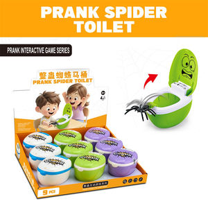 لعبة عنكبوت المرحاض المضحكة، لعبة مفاجأة مسلية للأطفال والكبار، تعزز التفاعل، مثالية لحفلات المزاح، هدية مفاجئة ممتعة - Product Image 2