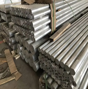 Barre ronde en aluminium poli de qualité supérieure 40 mm DIN 3.3211 6082 T6, tige en aluminium extrudé pour services de cintrage et de soudage de structures - Product Image 1
