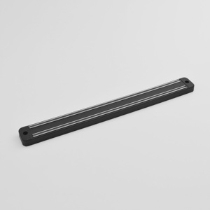Customized 12Inch Kitchen Black Strong Knife Holder Magnetic Tool Holder With Plastic Assembly Part