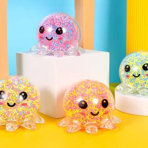 Balle de Décompression Pieuvre Lumineuse Sensorielle Douce Anti-Stress pour Enfants – Jouet à Presser en Forme de Calamar Lumineux – Cadeau Idéal - Product Image 2