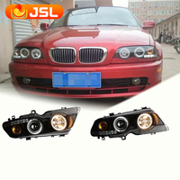 Pour BMW Série 3 E46 Modèles Deux Portes 1998-2002 Phare Avant Rénové avec Lentille à Diode Électroluminescente