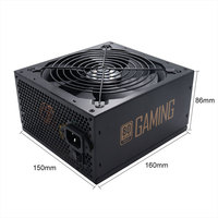 Fuente de alimentación de computadora ATX PSU modular completa de 800W 80 Plus Gold de alta calidad para escritorio de juegos en Stock