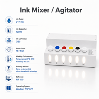 HESHUN Nouveau ET8550 CISS-LET DTF pour Imprimante Epson ET 8550 DTF LETDTF Système d'Alimentation d'Encre Continue Complet Inclut le Réservoir d'Encre Usagée