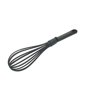 11.8-inch nylon màu đen Whisk chịu nhiệt trứng Frother sữa & trứng Beater bóng Whisk