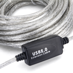 Cable <span class=keywords><strong>de</strong></span> Extensión USB 2.0 Activo con Amplificador <span class=keywords><strong>de</strong></span> Señal, Cable Repetidor Blindado Macho a Hembra <span class=keywords><strong>para</strong></span> Impresora, Cámara Web, Teclado, Ratón, 5M - Product Image 3