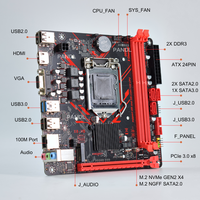 Nouvelle carte mère PANDL ITX compatible avec les processeurs Intel de 4e et certains de 5e génération, mémoire DDR3 double canal, NVMe NGFF M.2 SATA3.0, carte mère H81
