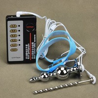 Électrochoc Dilatateurs Urétraux Sonde Cathéter Châteté Stimulation de l'Urètre Pénis Métal Plug
