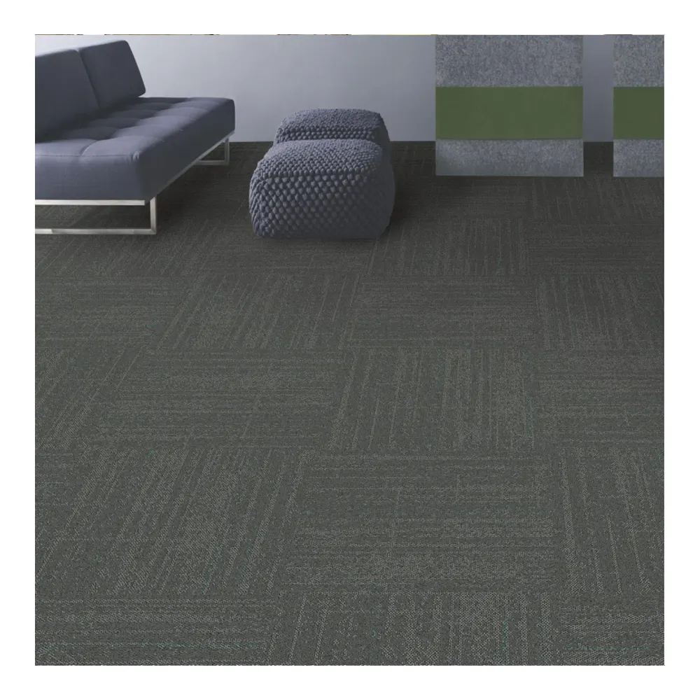 block flooring nylon plain 50x50cm tile carpet J series Commercial square Carpet floor carpet tiles
