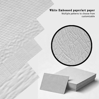 Papier spécial gaufré à texture d'algues blanches Haicao, papier artistique, emballage universel, impression, adapté aux boîtes cadeaux haut de gamme