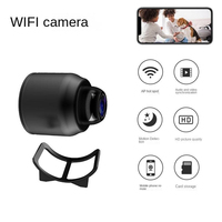 Mini caméra portable au prix d'usine avec capteur CMOS, forme bouton, sécurité, 12MP HD, connectivité MicroSD et WiFi