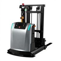 Robot de palettisation autonome 1.4T AGV CQD-1400, chariot élévateur sans conducteur à laser SLAM pour allées étroites, capacité de levage de 3 m, pour la logistique d'entrepôt