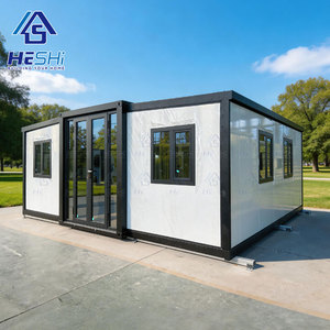 Casa Contenedor Prefabricada Expandible de 40 y 20 Pies, Venta al por Mayor, 1, 2, 3, 4, 5 Dormitorios, Jardín, Cocina, Casa Modular, Cabaña - Product Image 1