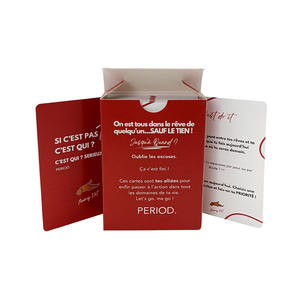 Caja <span class=keywords><strong>de</strong></span> regalo roja personalizada <span class=keywords><strong>para</strong></span> despedida <span class=keywords><strong>de</strong></span> soltera, juegos <span class=keywords><strong>para</strong></span> <span class=keywords><strong>beber</strong></span>, rompehielos, conversación, iniciadores, amigos, desafíos nocturnos, <span class=keywords><strong>juego</strong></span> <span class=keywords><strong>de</strong></span> cartas <span class=keywords><strong>de</strong></span> preguntas - Product Image 1